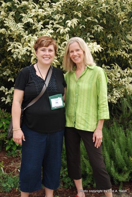 Erica Glasener and me in Raleigh at GWA.  It was great to meet this fellow nature lover.