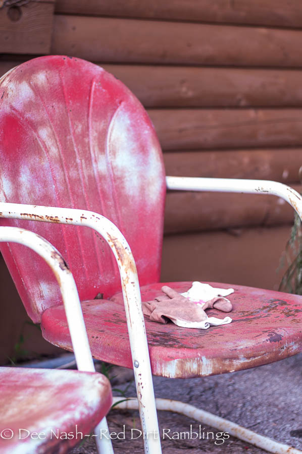 I am as weary as these old chairs.
