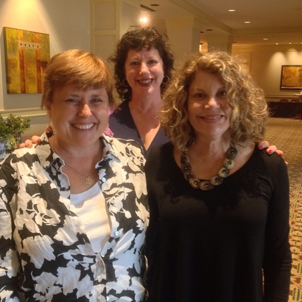 Teresa O'Connor, Robin Horton and I on break at the conference.